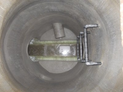 Opravy šachet, opravy prováděné zednicky